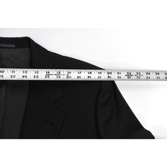 ERMENEGILDO ZEGNA Louis Boston Dark Gray Sport Coat Blazer Size 44R 100% Wool - Picture 11 of 12